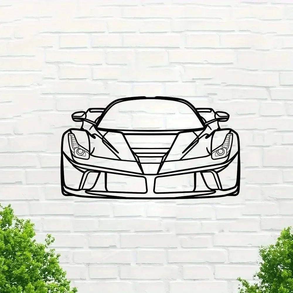 Sports Car Metal Wall Art